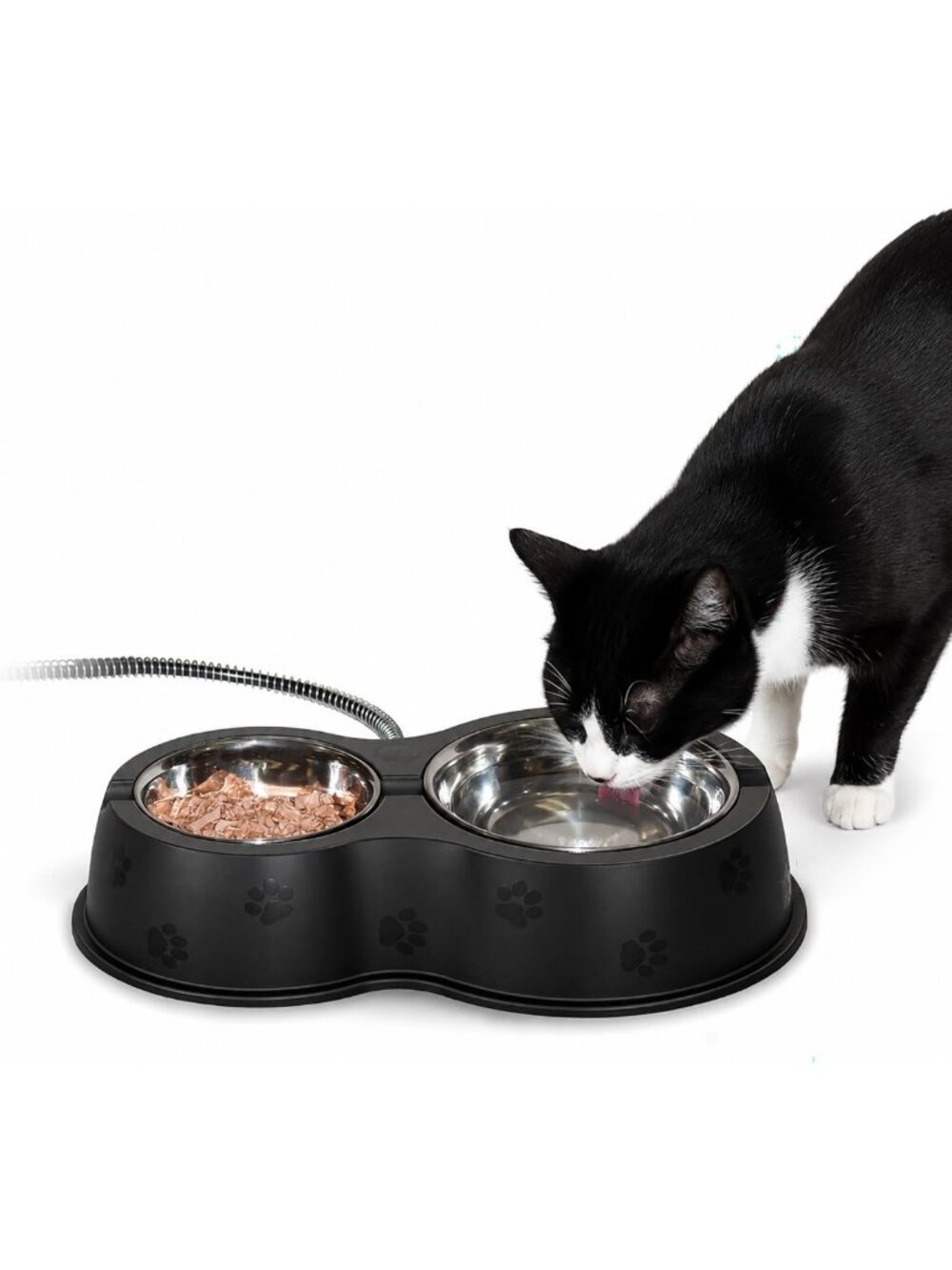 Heated Water Bowl for Cats - Thermo-Kitty Café, Safe & Durable Feral Feeding